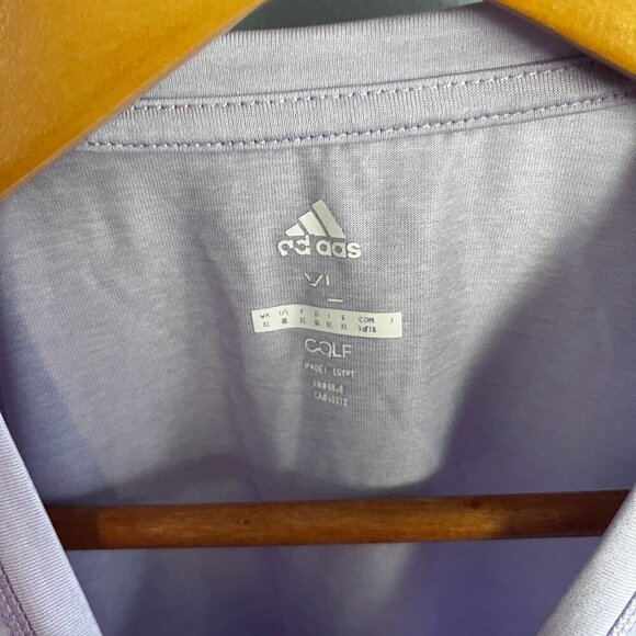 Adidas Women’s Light Purple Adidas Golf T-Shirt Workout Light weight Size XL - Picture 4 of 7